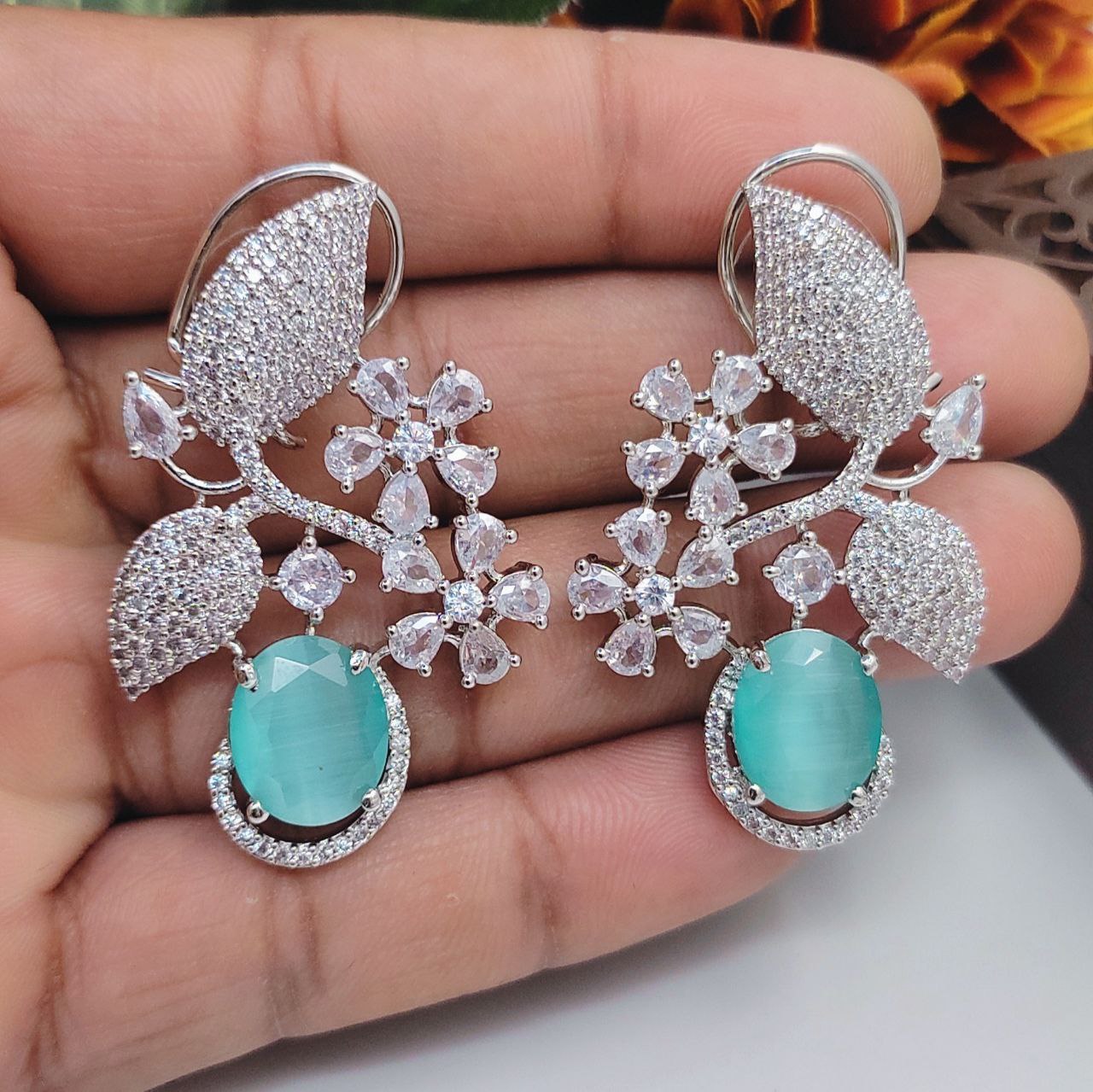 Sea Blue AD Earring