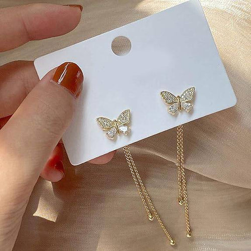 Butterfly Tassel Earring