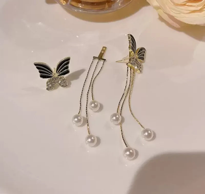 Butterfly Tassel Earrings