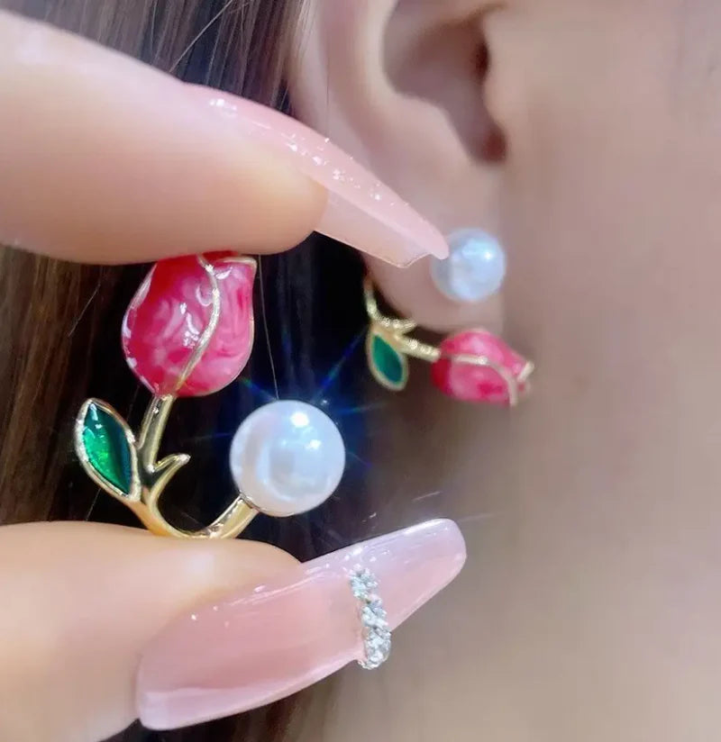 Tulip Flower Stud