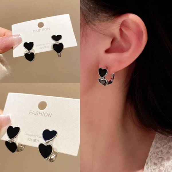 Heart Hoop Earring