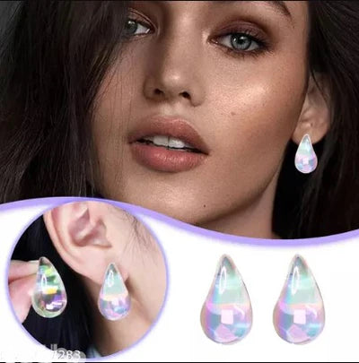 Tear Drop Stud Earrings