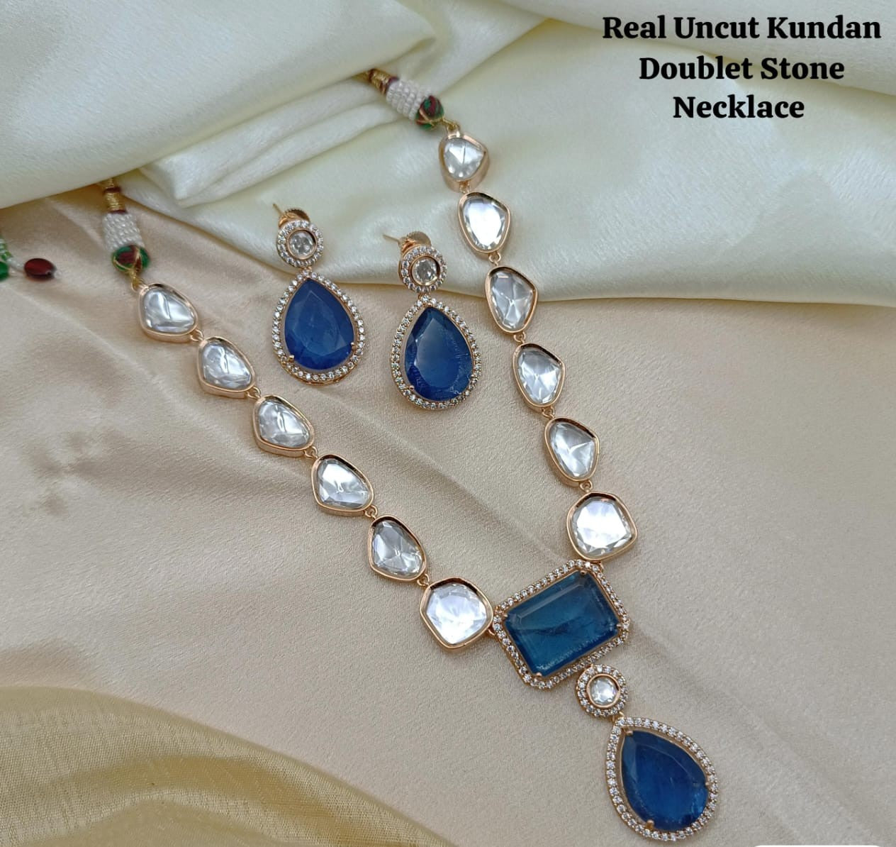 kundan jewellery necklace set - Instar Jewellery