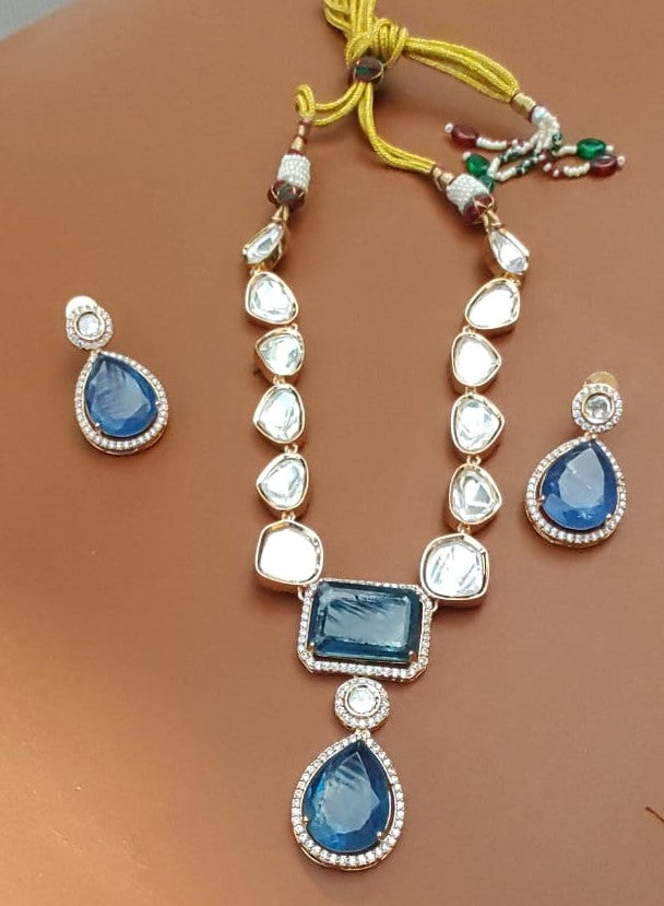 kundan jewellery necklace set - Instar Jewellery