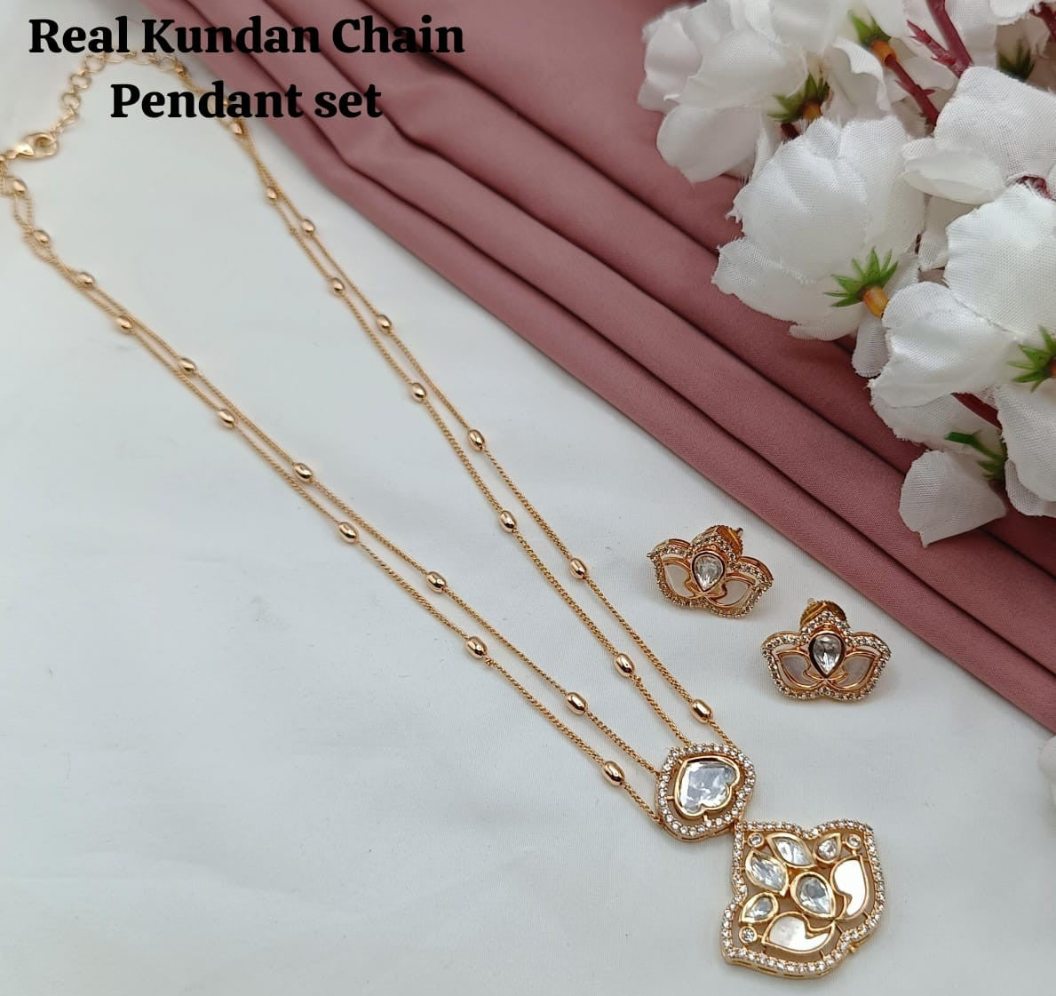 kundan jewellery necklace set - Instar Jewellery