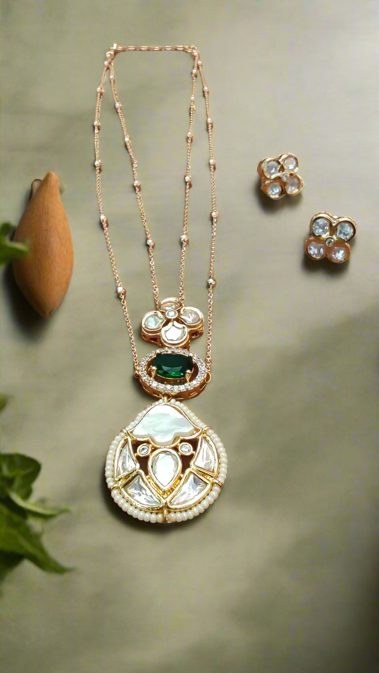 kundan jewellery necklace set - Instar Jewellery