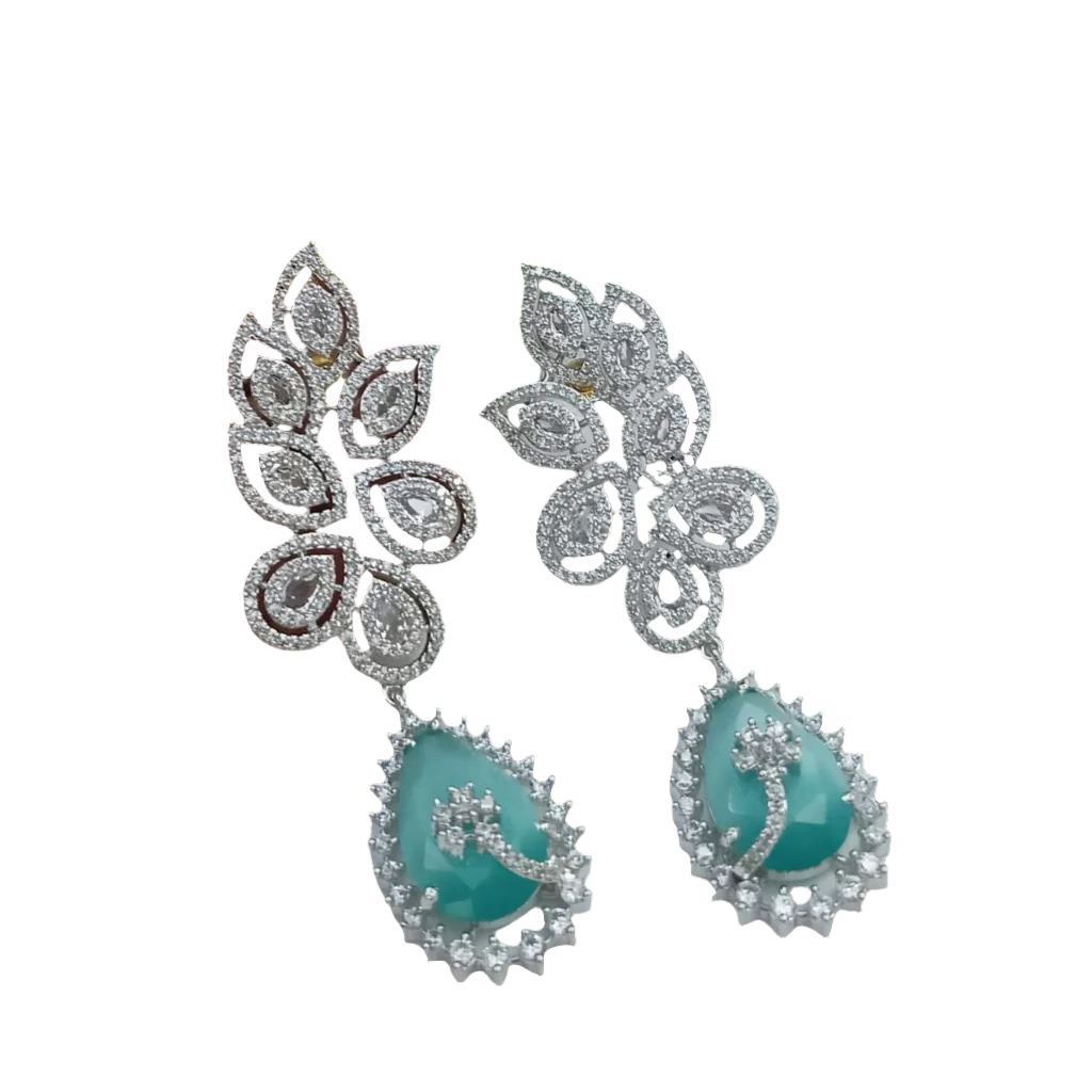 Shop American Diamond earrings online in India– studs & drops starting ₹399. Premium CZ sparkle ✓ Hypoallergenic ✓ Free shipping above ₹999 at Instar Jewellery.