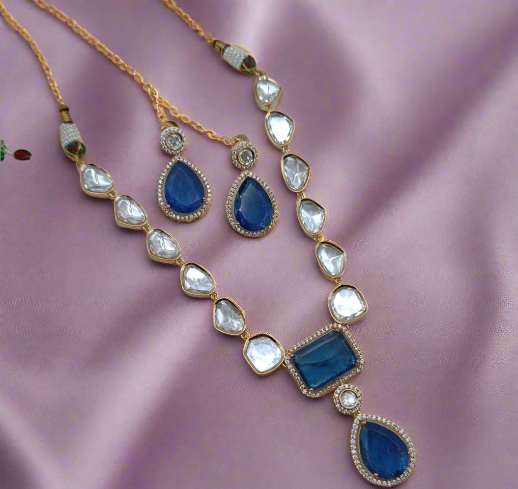 kundan jewellery necklace set - Instar Jewellery