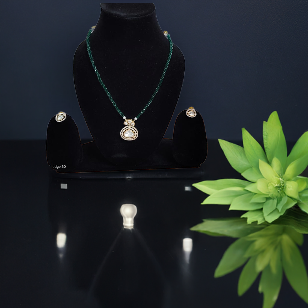 kundan jewellery necklace set - Instar Jewellery