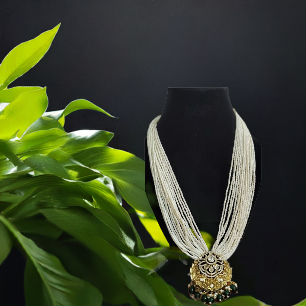 Multi Layered Long Ethnic Necklace