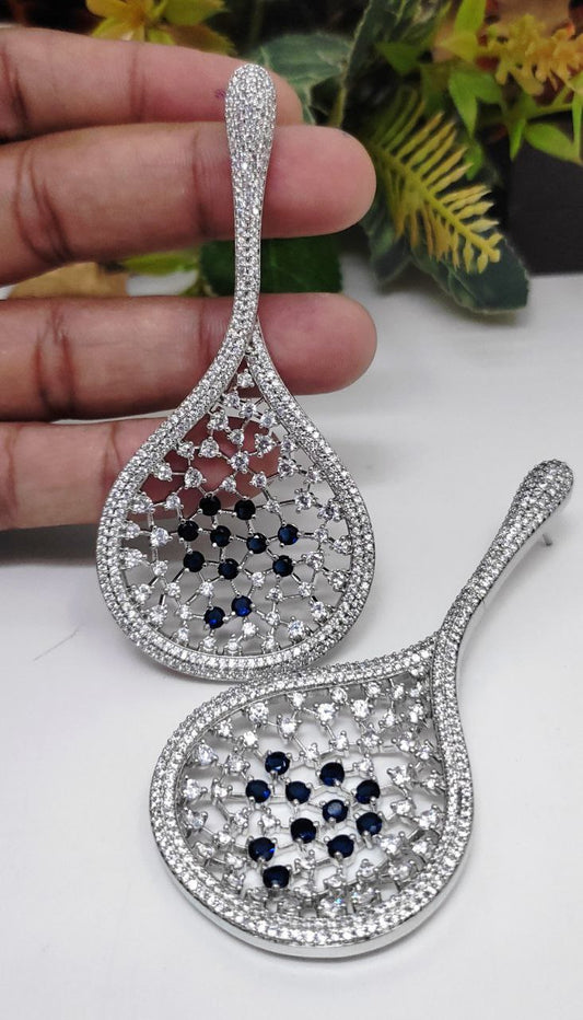 Stunning Blue AD Earring