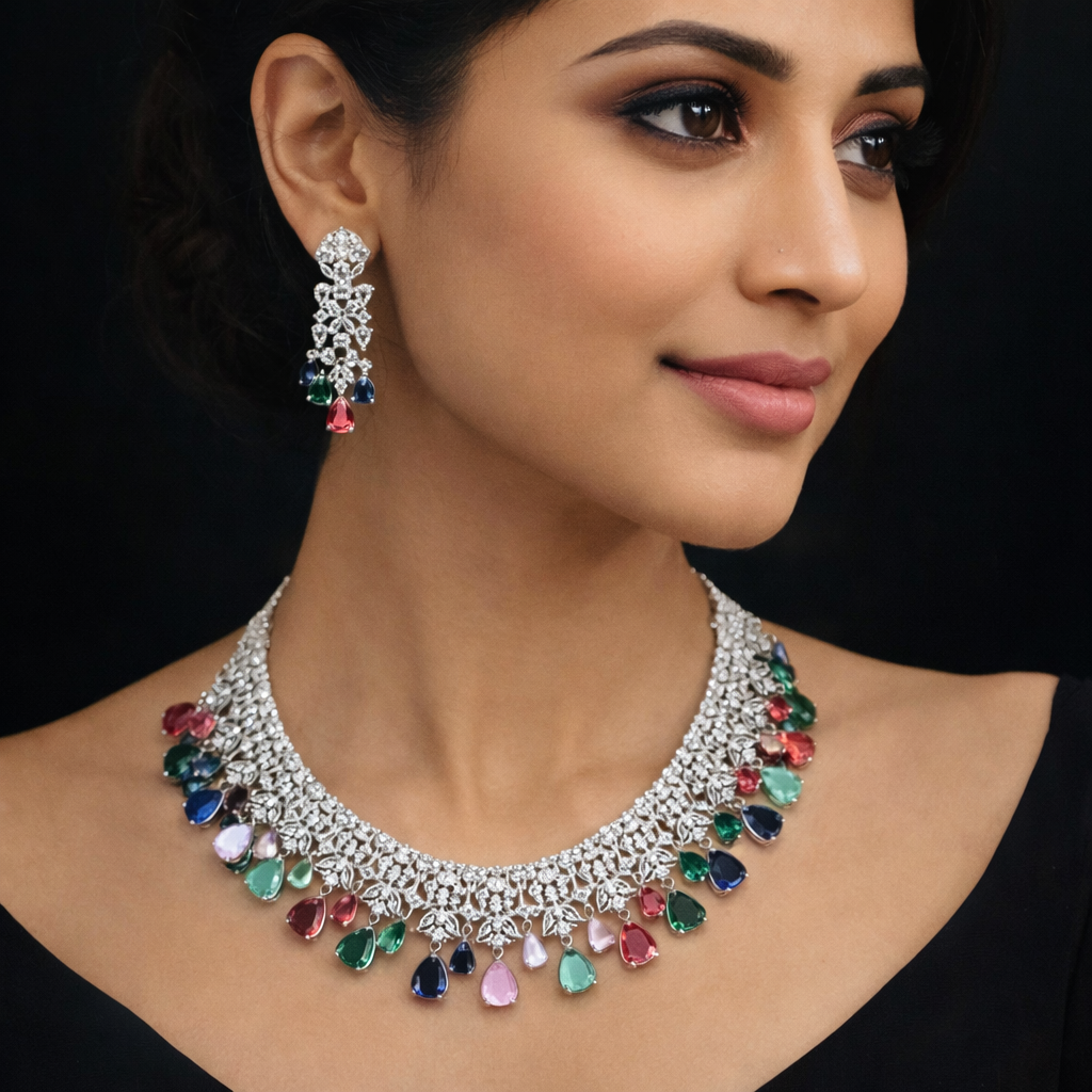 American Diamond -Necklace set