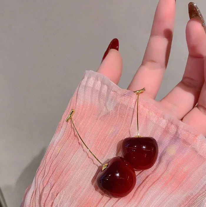 Cherry Drop Earrings