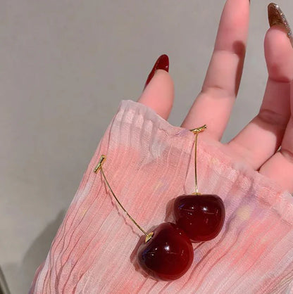 Cherry Drop Earrings