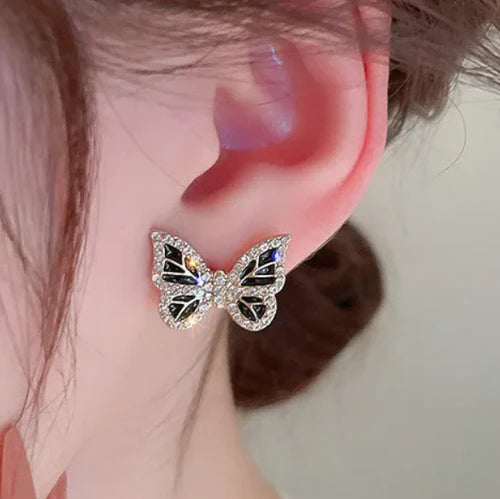Butterfly Crystal Stud Earring