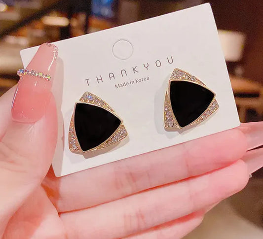 Triangle Geometric Stud Earrings