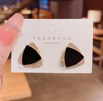 Triangle Geometric Stud Earrings