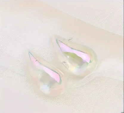 Tear Drop Stud Earrings