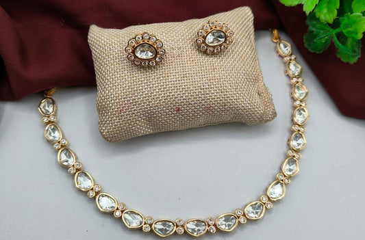 kundan jewellery necklace set - Instar Jewellery
