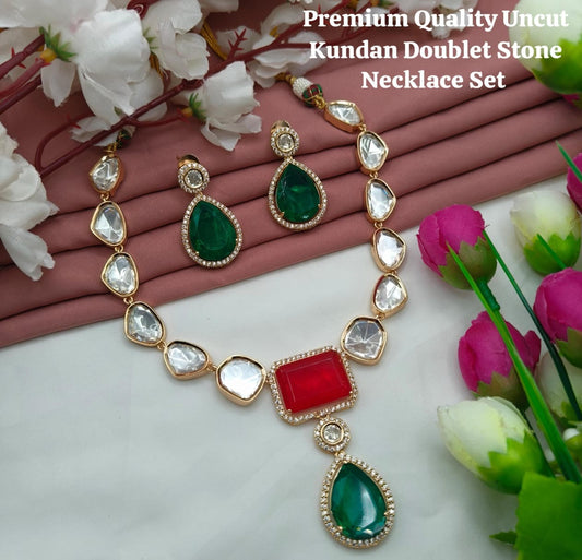 kundan jewellery necklace set - Instar Jewellery
