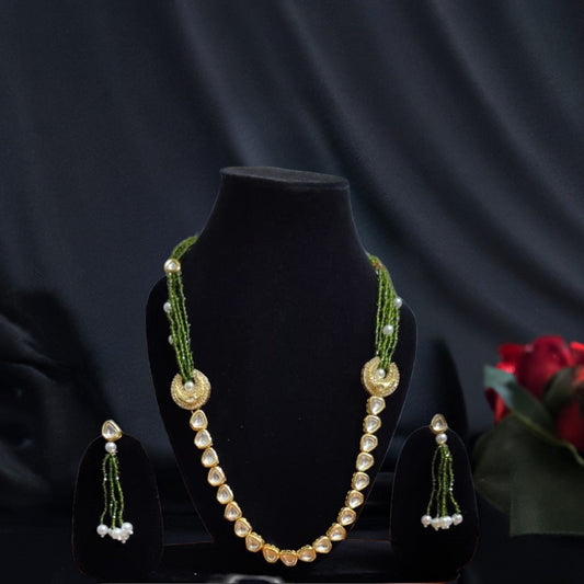 MEHENDI GREEN NECKLACE SET