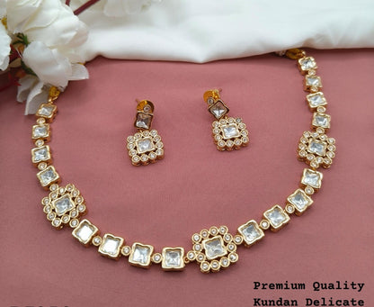 Polki Kundan Set - INSTAR JEWELLERY