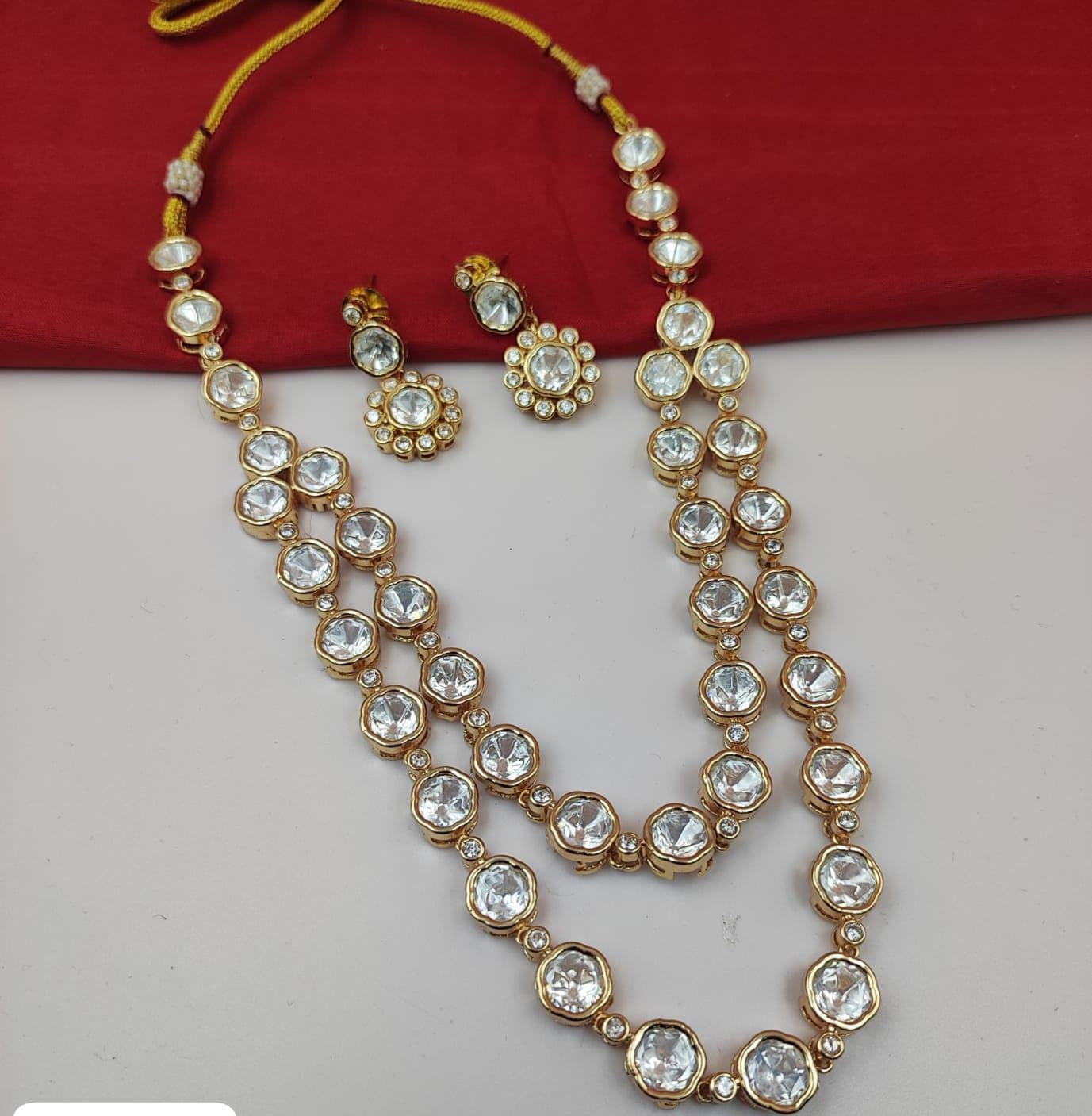 Polki Necklace set - INSTAR JEWELLERY