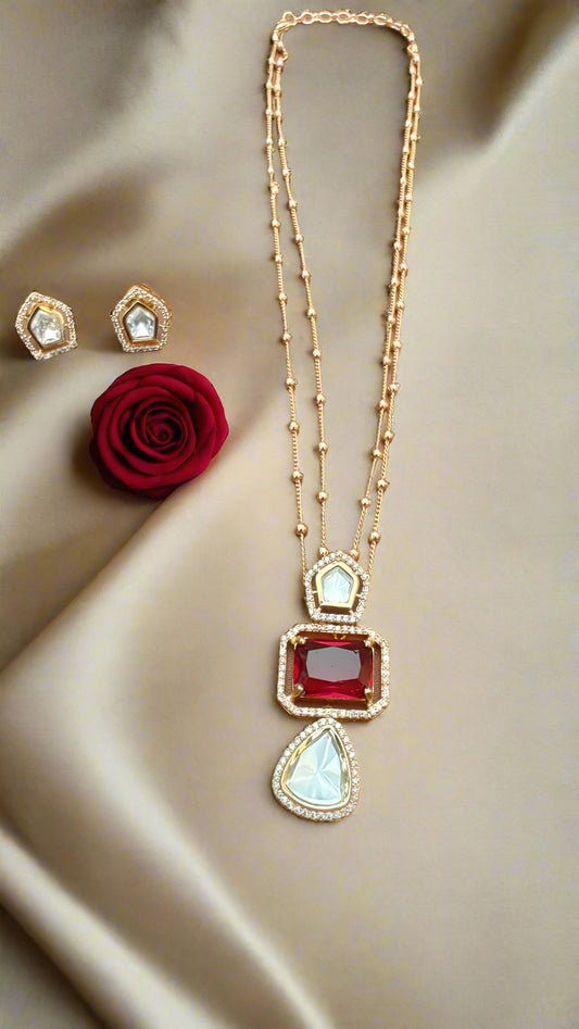 kundan jewellery necklace set - Instar Jewellery

