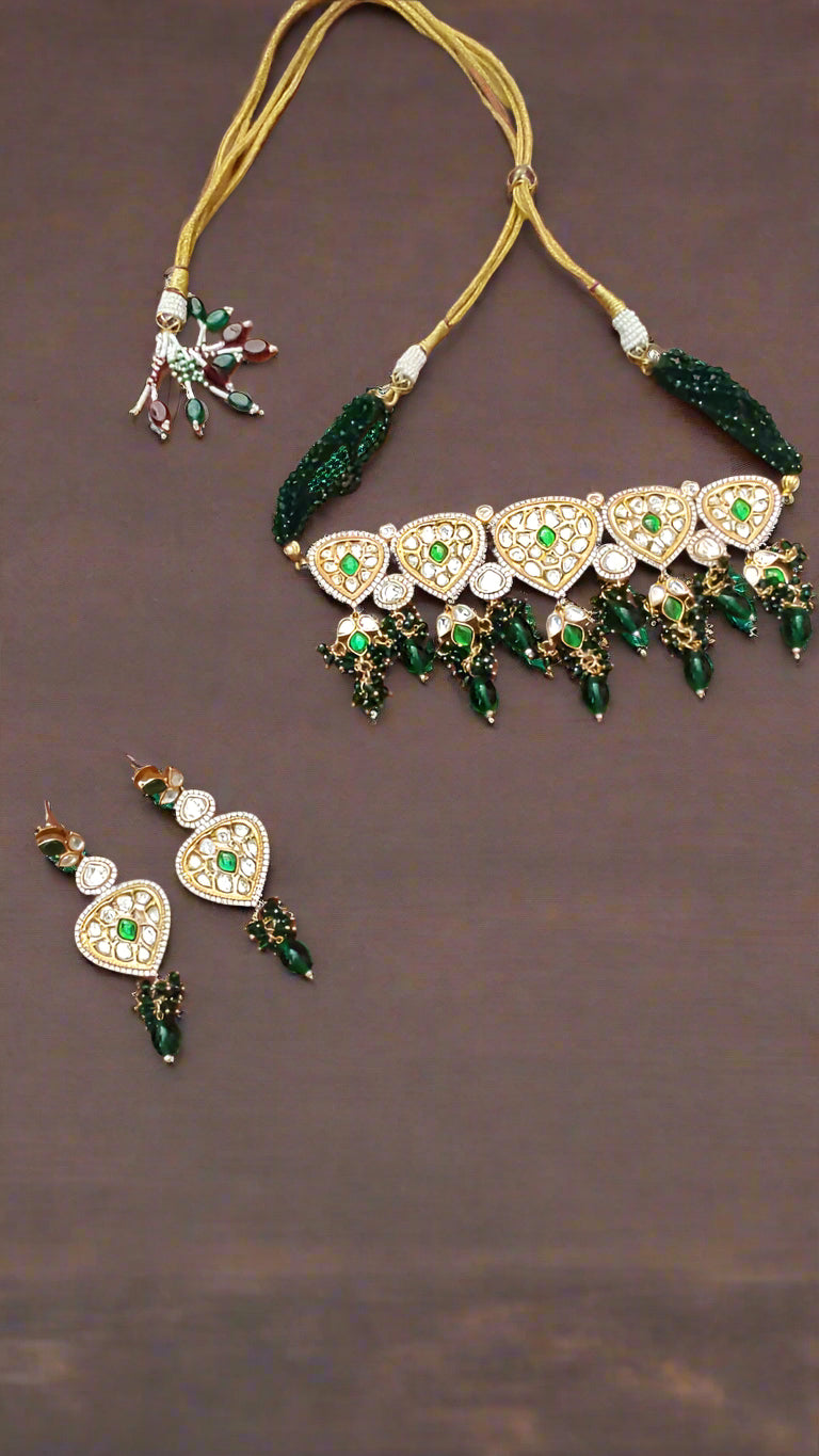 kundan jewellery necklace set - Instar Jewellery
