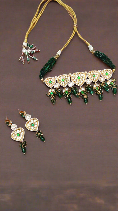 kundan jewellery necklace set - Instar Jewellery
