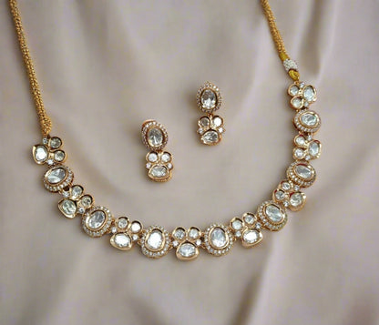 kundan jewellery necklace set - Instar Jewellery
