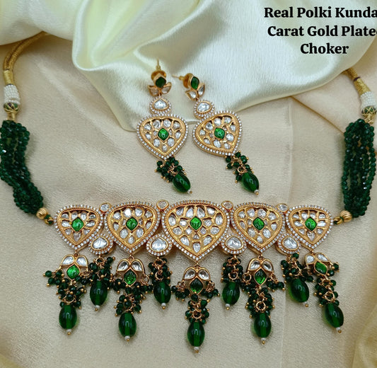 kundan jewellery necklace set - Instar Jewellery
