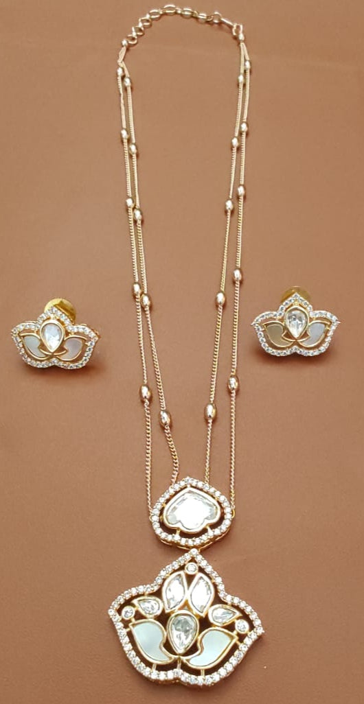 kundan jewellery necklace set - Instar Jewellery
