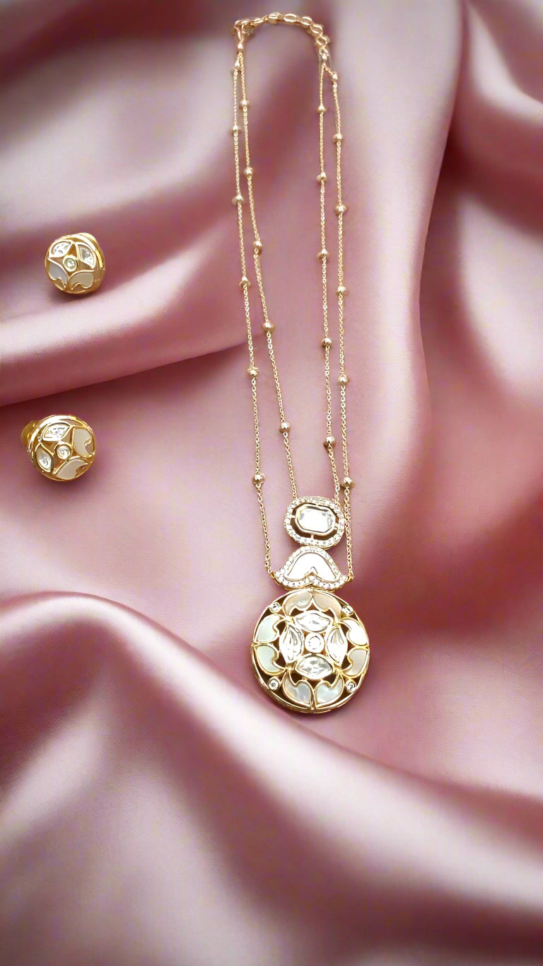 kundan jewellery necklace set - Instar Jewellery
