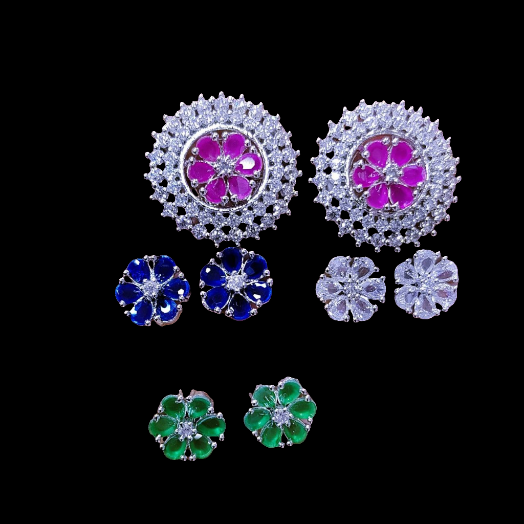 Multi Stone AD Stud