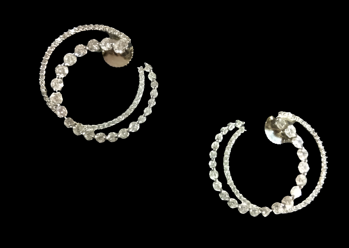 Lustrous AD earrings