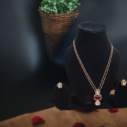 kundan jewellery necklace set - Instar Jewellery
