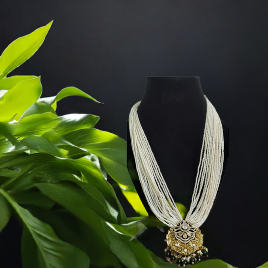 Multi Layered Long Ethnic Necklace