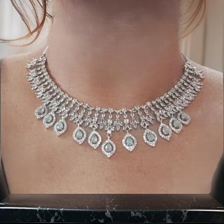 MINT GREEN AD NECKLACE