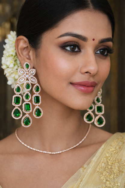 Emerald AD Earring