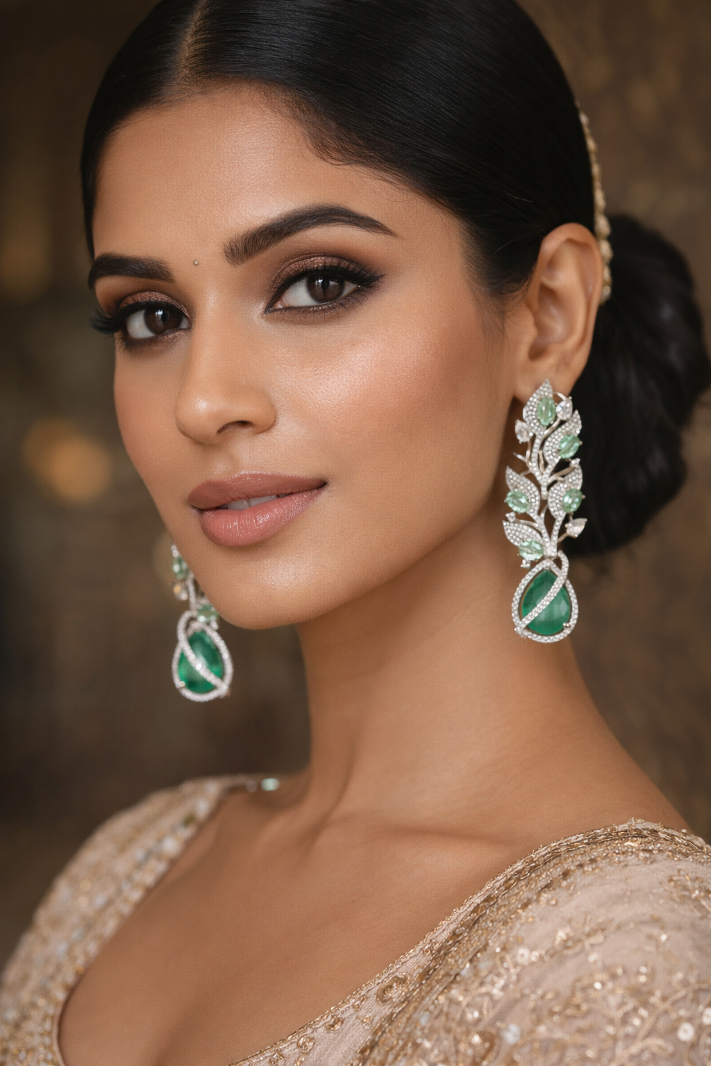 Dazzling AD Earrings